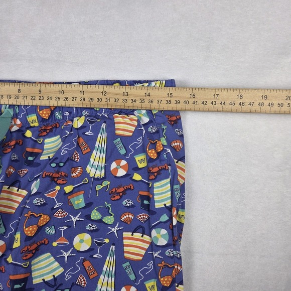 Vineyard Vines Cotton Pajama Lounge Pants Women's XS Blue‎ Beach Summer - Picture 5 of 6